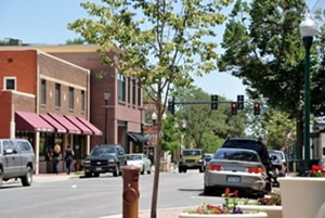 the downtown of Avada Colorado